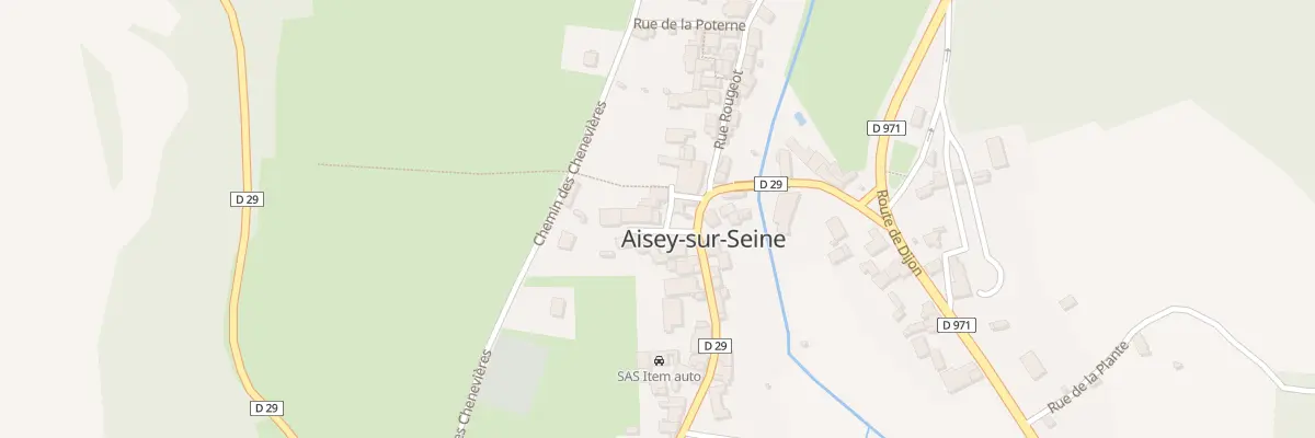 Plan du 9013 Grande Rue à Aisey-sur-Seine