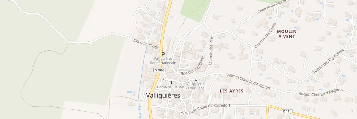 Plan du 5115 Le Village à Valliguières