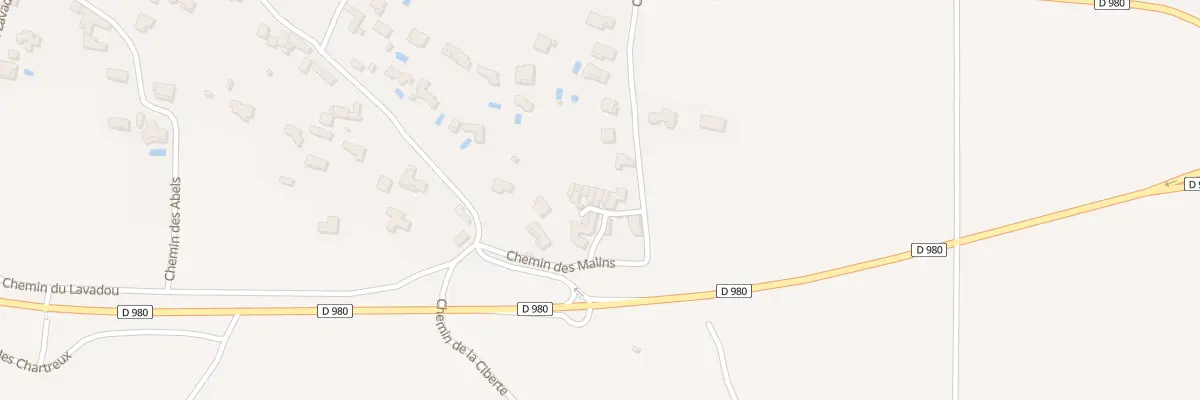 Plan du 5160 Les Malins à Saint-Gervais