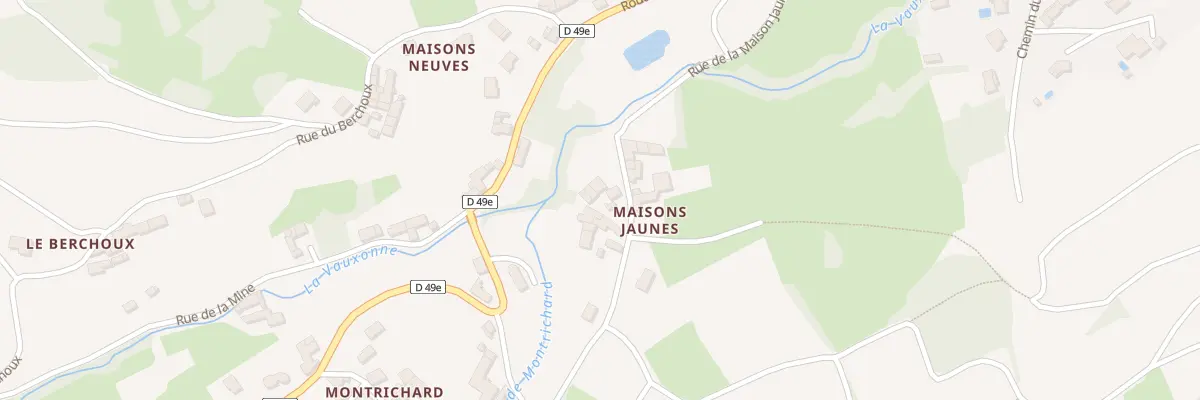 Plan du 282 Rue de la Maison Jaune à Vaux-en-Beaujolais