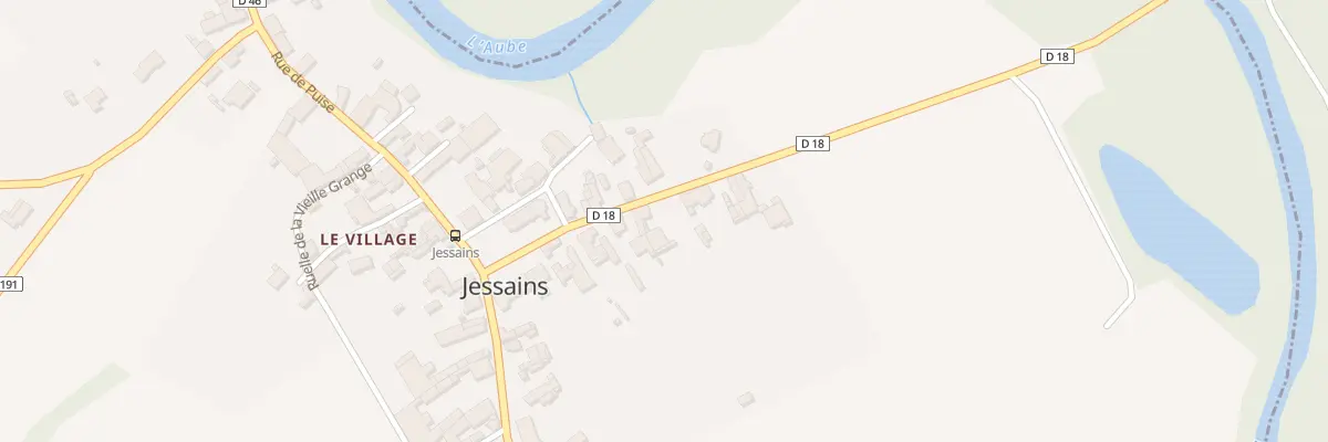 Plan du 14 Rue Saint Nicolas à Jessains