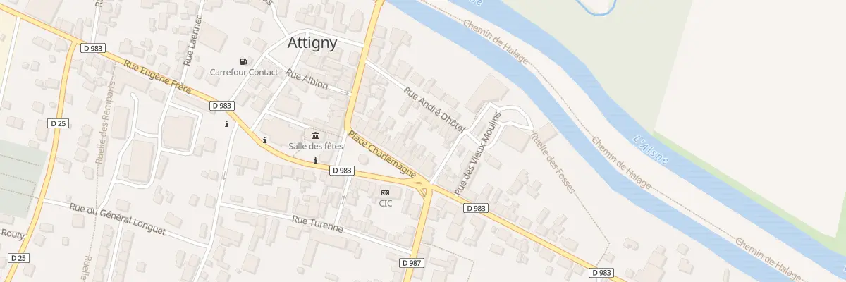 Plan du 29 Pl Charlemagne à Attigny