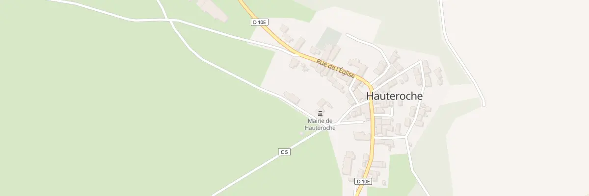 Plan du 14 Rue de l’Ecole à Hauteroche