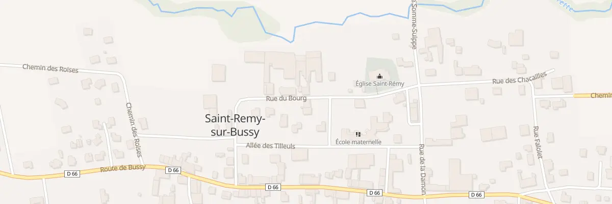 Plan du 5 Rue du Bourg à Saint-Remy-sur-Bussy
