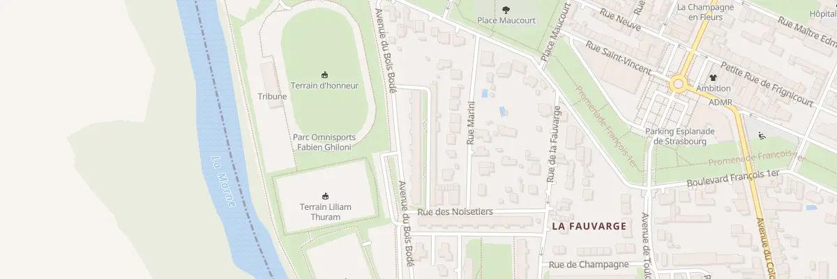 Plan du 18 Av du Bois Bodé à Vitry-le-François