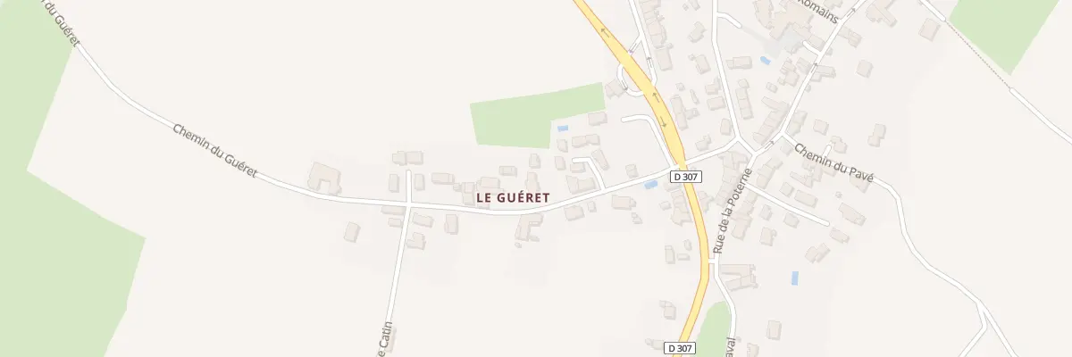 Plan du 130 Che du Gueret à Bully