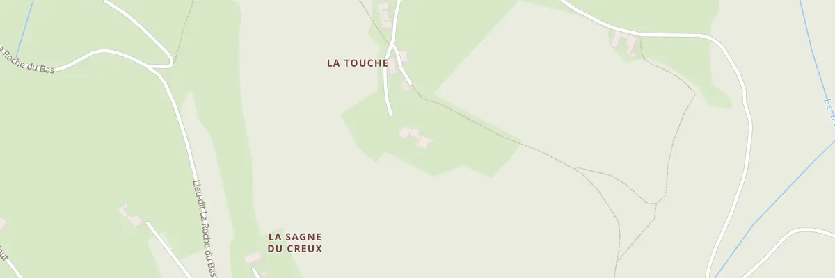 Plan du 153 La Touche à Doizieux