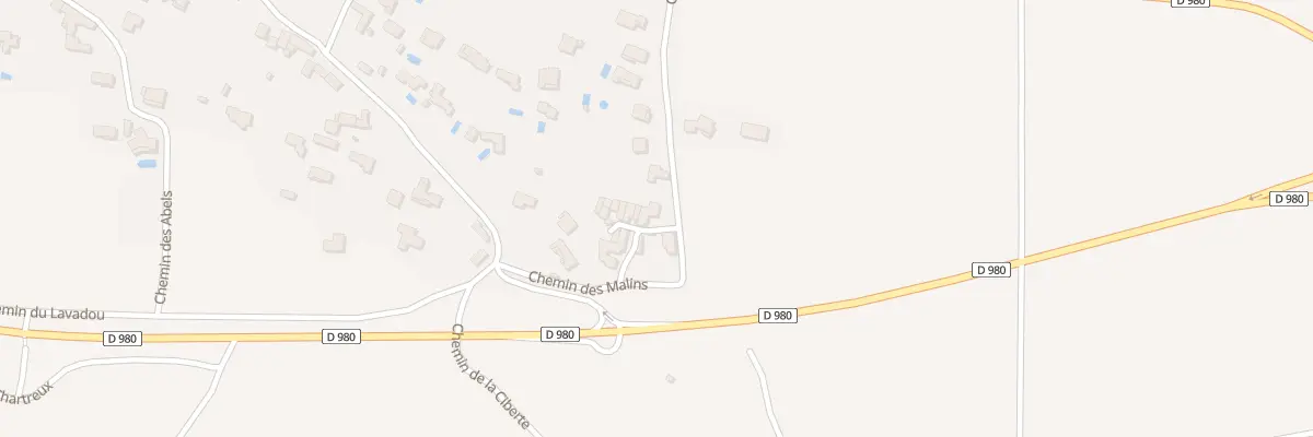 Plan du 30 Che des Malins à Saint-Gervais