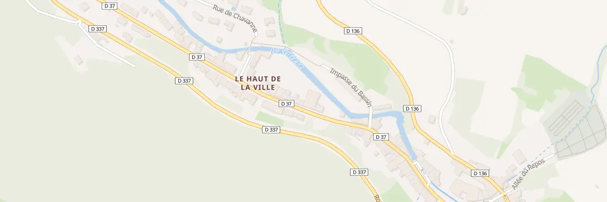 Plan du 27 Rue des Écharmeaux à Beaujeu