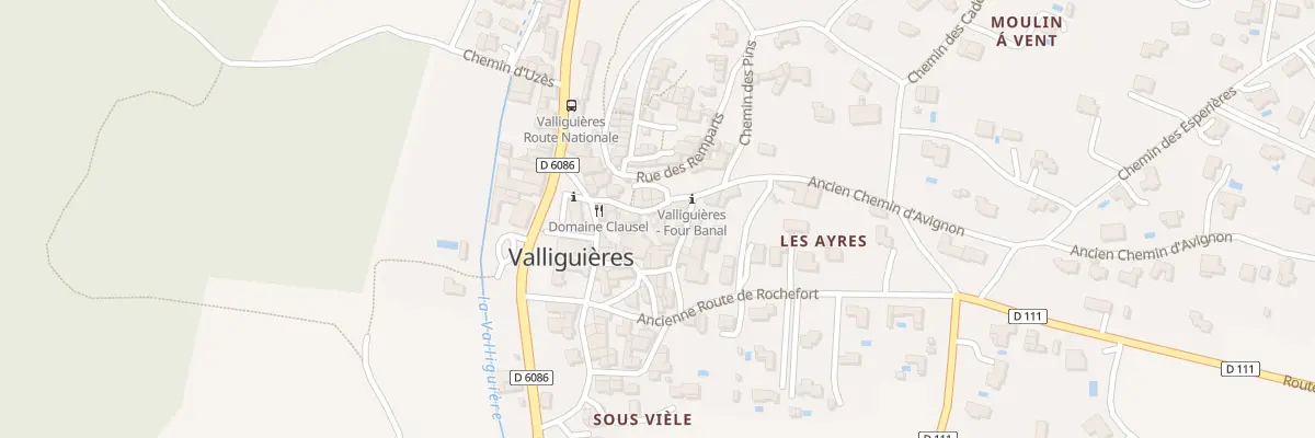 Plan du 5126 Le Village à Valliguières