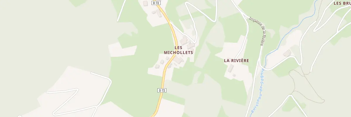 Plan du 1145 Rte de la Croix Rosier à Marchampt