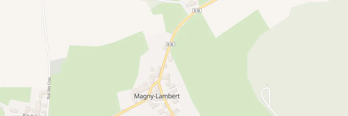 Plan du 9005 Rue Saint Marc (Village) à Magny-Lambert