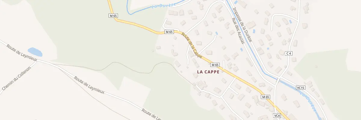 Plan du 851 Rte de la Cappe à Genilac