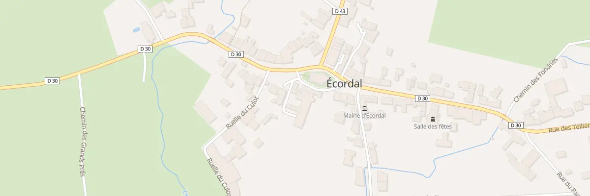 Plan du 1 Rue du Pont à Écordal