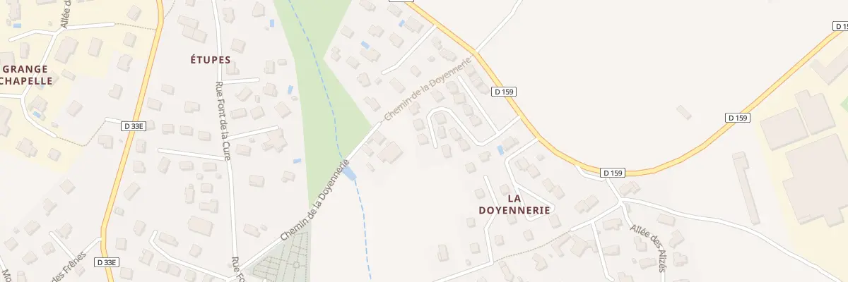 Plan du 4 Doyennerie à Savigny