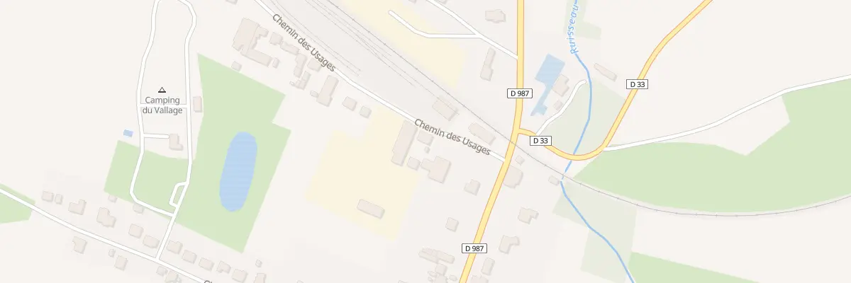 Plan du 7 Che des Usages à Attigny