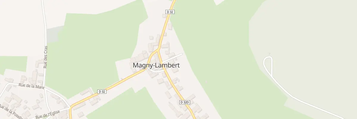 Plan du 2 Rue En Greppel (village) à Magny-Lambert