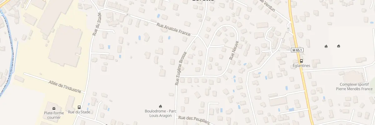 Plan du 31 Rue Eugène Brosse à Lorette