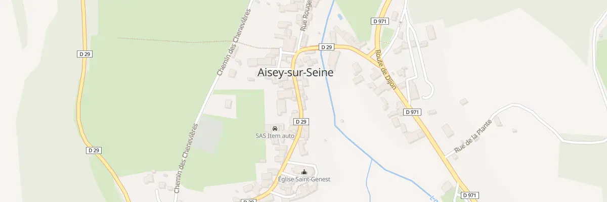 Plan du 9D Grande Rue à Aisey-sur-Seine