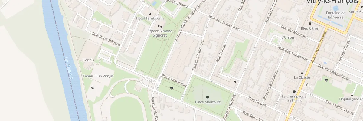 Plan du 1 Rue des Tanneurs à Vitry-le-François