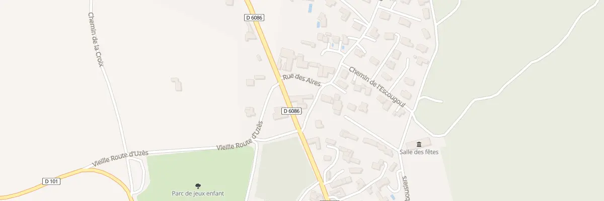 Plan du 1 Che de Saint Paul à Pouzilhac