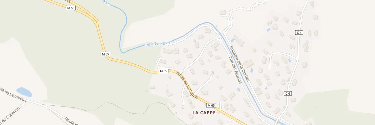 Plan du 380 Rue des Acacias à Genilac