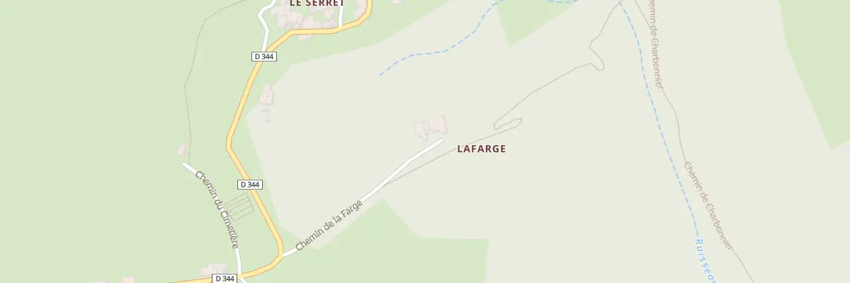 Plan du 5101 Lafarge à Pranles