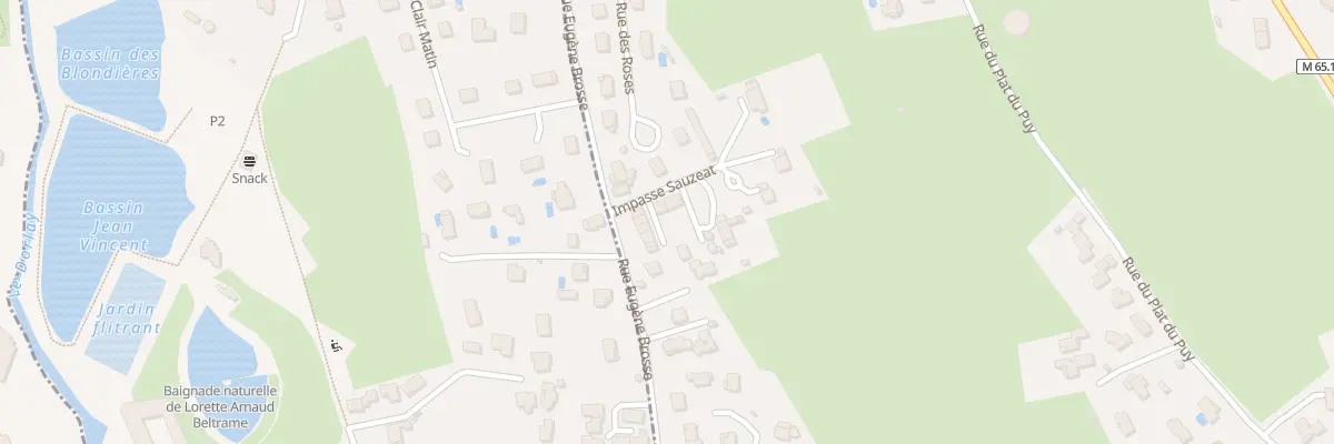 Plan du 34 Imp Sauzeat à Farnay