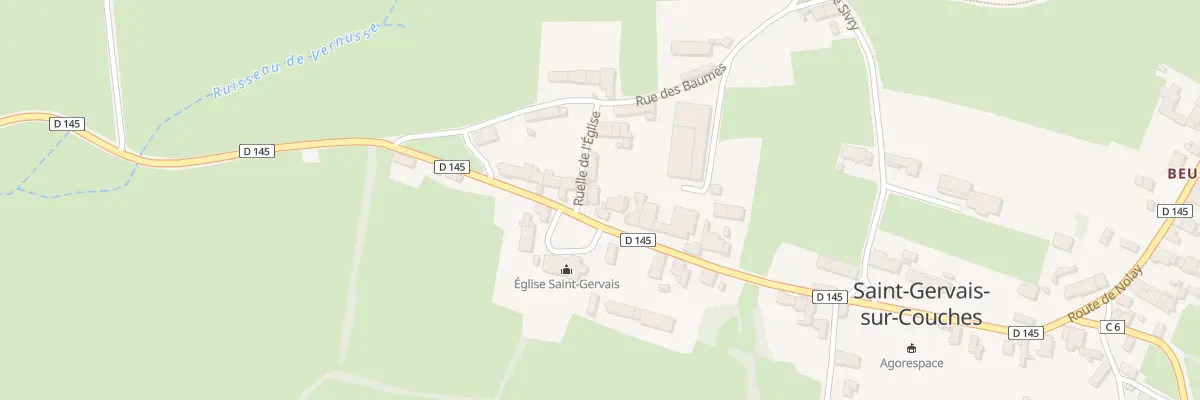 Plan du 5108 Le Bourg à Saint-Gervais-sur-Couches