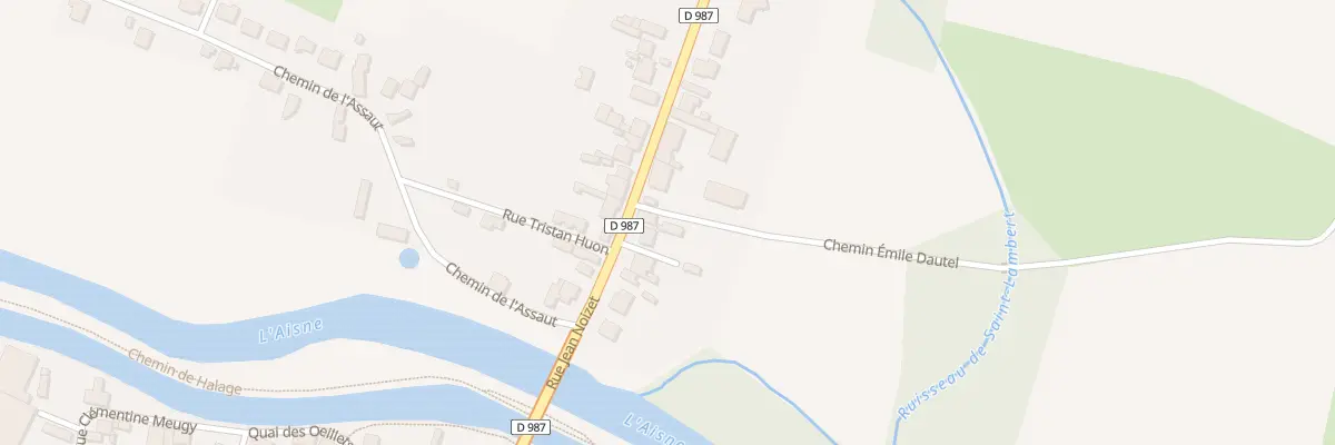 Plan du 2 Che Emile Dautel à Attigny