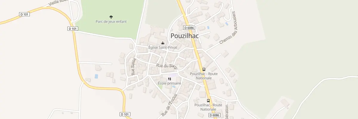 Plan du 5100 Imp de la Tour à Pouzilhac