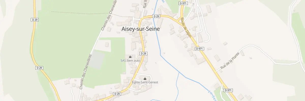 Plan du 11B Grande Rue à Aisey-sur-Seine