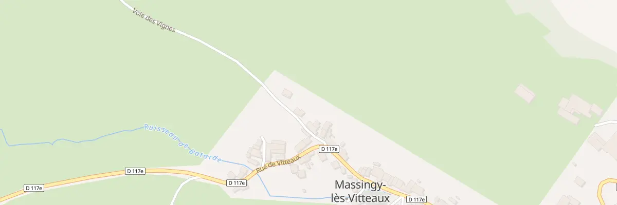 Plan du 4 Che des Vignes à Massingy-lès-Vitteaux