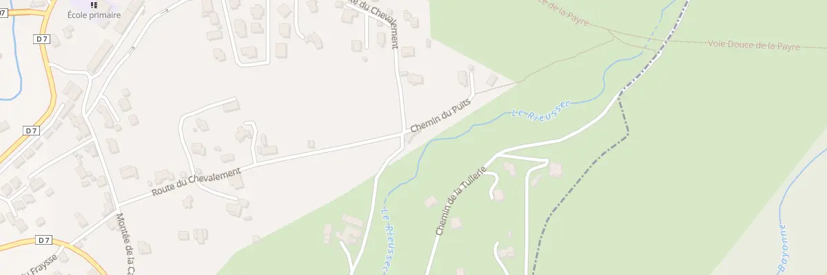 Plan du 2 Che du Puits à Saint-Priest