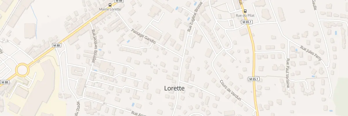 Plan du 32 Rue Eugène Brosse à Lorette