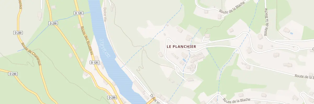 Plan du 140 Che de Planchier à Saint-Sauveur-de-Montagut