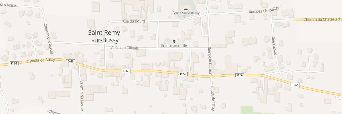 Plan du 8 Rue du Général Appert à Saint-Remy-sur-Bussy