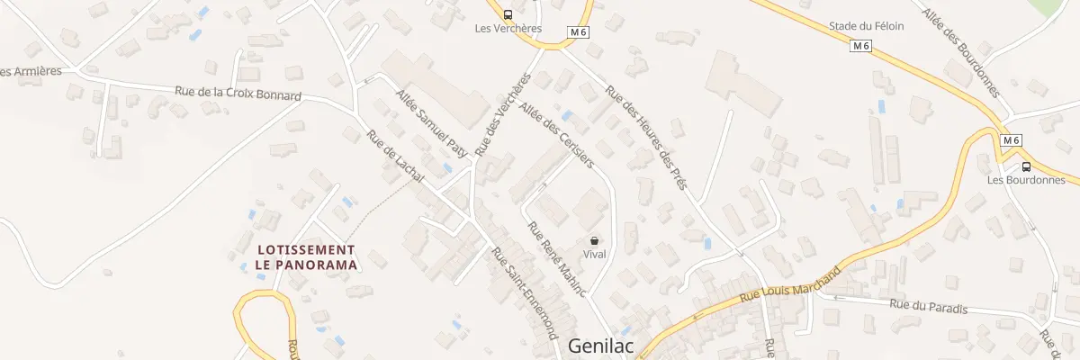 Plan du 36 Rue Rene Mahinc à Genilac