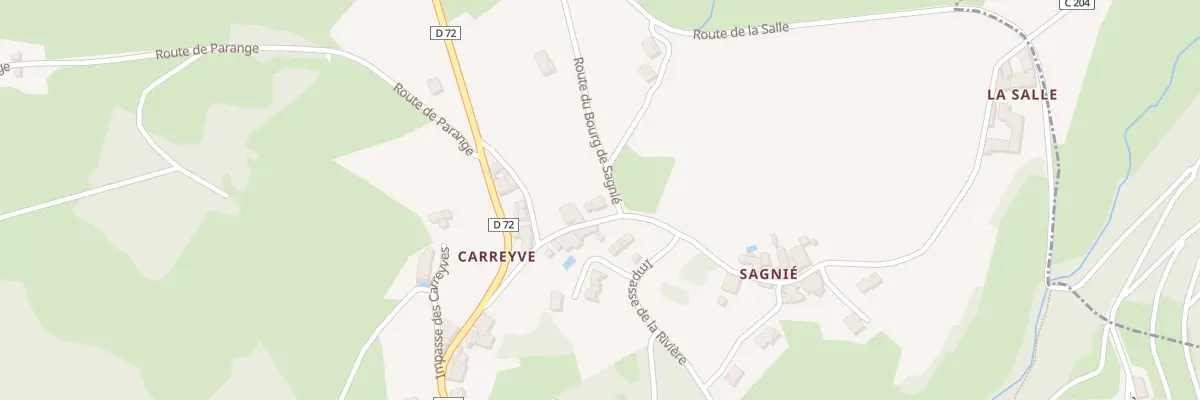 Plan du 5215 Carreyve à Marchampt