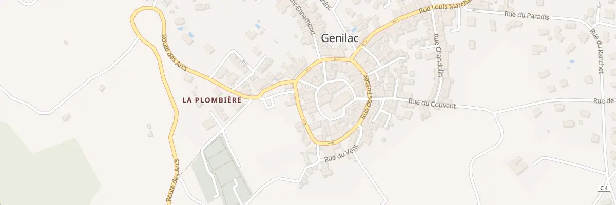 Plan du 13 Rue de l’Eglise à Genilac