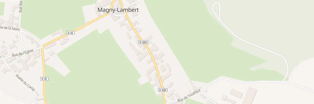 Plan du 7 Rue Rebourseau (village) à Magny-Lambert