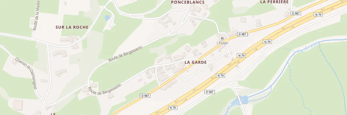 Plan du 5053 La Garde à Navour-sur-Grosne