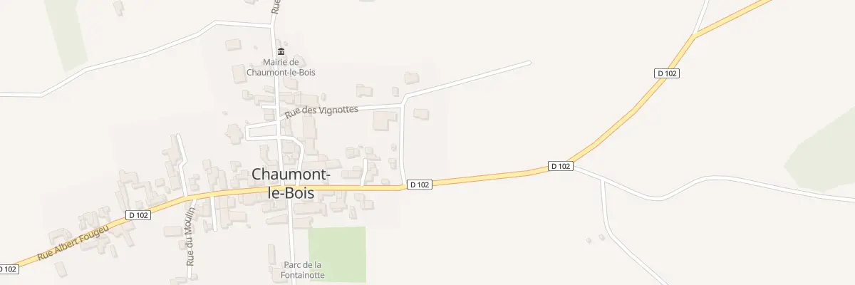 Plan du 11 Rue des Vignottes à Chaumont-le-Bois