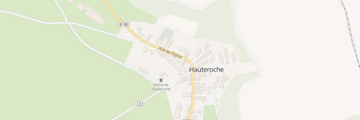 Plan du 3 Rue de l’Eglise à Hauteroche