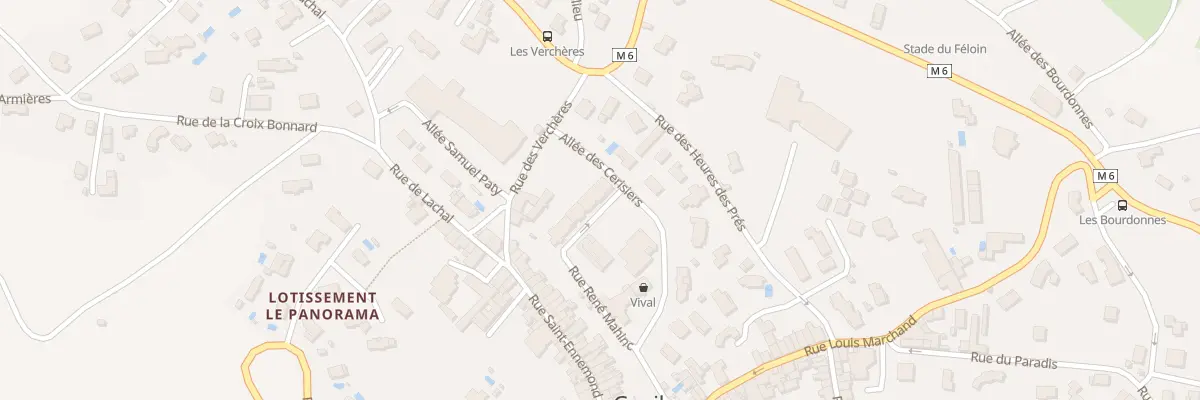 Plan du 20 Rue Rene Mahinc à Genilac
