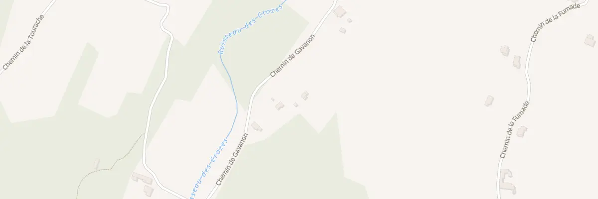 Plan du 5218 Che de Gavanon à Saint-Paulet-de-Caisson