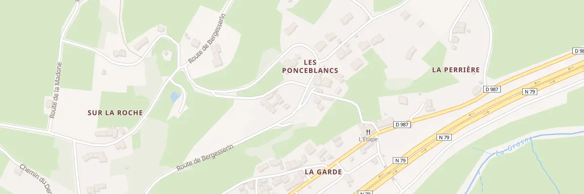 Plan du 5085 Les Ponceblancs à Navour-sur-Grosne