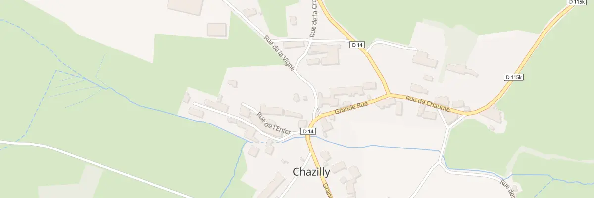 Plan du 1 Rue de la Vigne à Chazilly