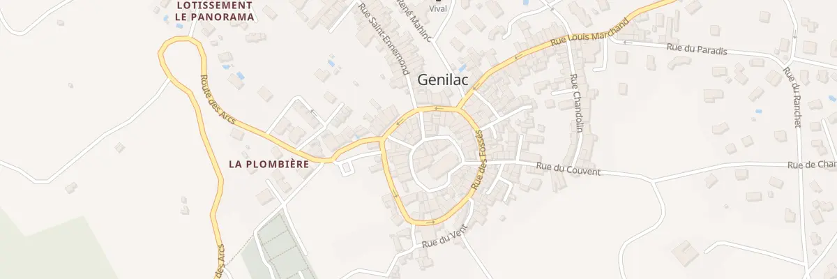 Plan du 49 Pl de l’Eglise à Genilac
