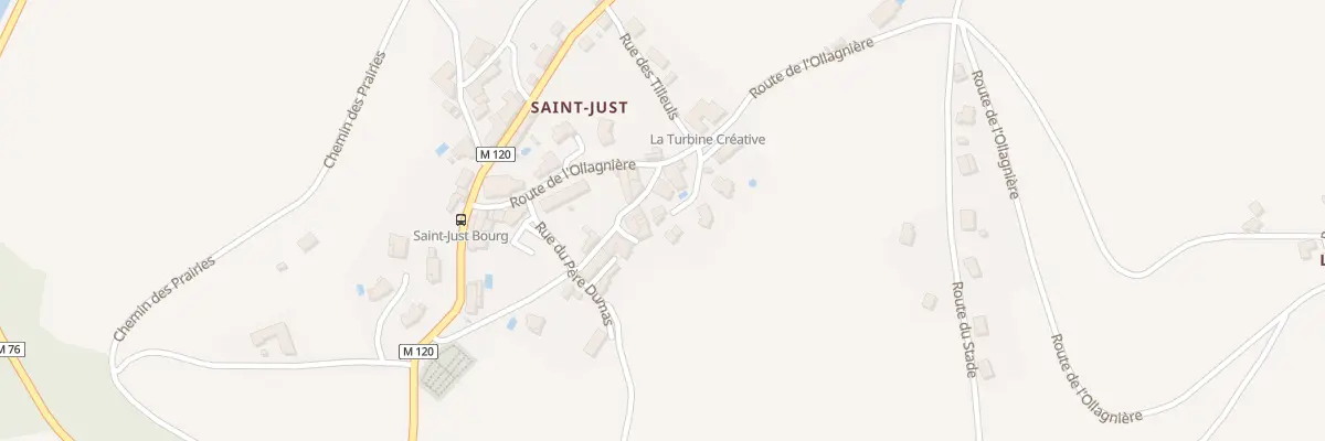 Plan du 9002 Saint Just à Doizieux